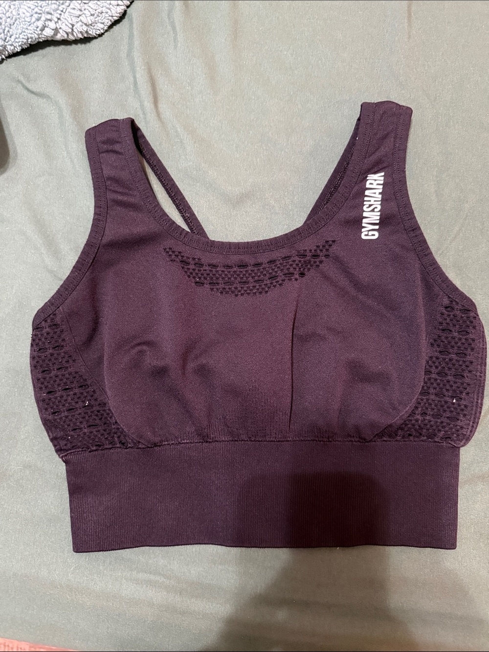Gymshark Seamless Black Supportive Sports Bra